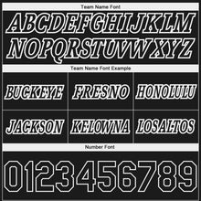 Load image into Gallery viewer, Custom Black White Pinstripe Fade Fashion Authentic Basketball Shorts