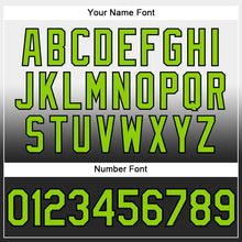 Load image into Gallery viewer, Custom Stitched White Neon Green-Black Fade Fashion Sports Pullover Sweatshirt Hoodie