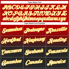 Load image into Gallery viewer, Custom Stitched Red White Black-Gold Fade Fashion Sports Pullover Sweatshirt Hoodie