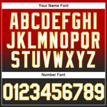 Load image into Gallery viewer, Custom Stitched Red White Black-Gold Fade Fashion Sports Pullover Sweatshirt Hoodie