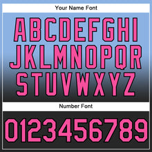 Load image into Gallery viewer, Custom Stitched Light Blue Pink-Black Fade Fashion Sports Pullover Sweatshirt Hoodie