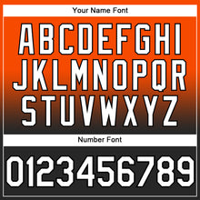 Load image into Gallery viewer, Custom Stitched Orange White-Black Fade Fashion Sports Pullover Sweatshirt Hoodie