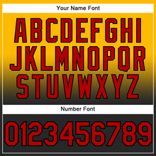 Load image into Gallery viewer, Custom Stitched Gold Red-Black Fade Fashion Sports Pullover Sweatshirt Hoodie