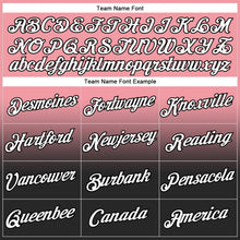 Load image into Gallery viewer, Custom Stitched Medium Pink White-Black Fade Fashion Sports Pullover Sweatshirt Hoodie