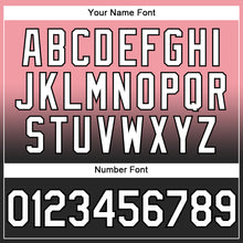 Load image into Gallery viewer, Custom Stitched Medium Pink White-Black Fade Fashion Sports Pullover Sweatshirt Hoodie