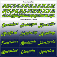 Load image into Gallery viewer, Custom Stitched White Neon Green-Navy Fade Fashion Sports Pullover Sweatshirt Hoodie