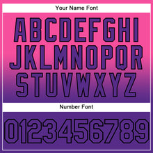 Load image into Gallery viewer, Custom Stitched Pink Purple-Black Fade Fashion Sports Pullover Sweatshirt Hoodie