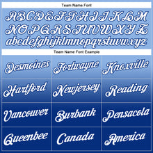 Load image into Gallery viewer, Custom Stitched Light Blue White-Royal Fade Fashion Sports Pullover Sweatshirt Hoodie