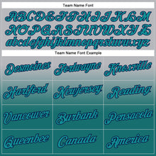 Load image into Gallery viewer, Custom Stitched Gray Teal-Navy Fade Fashion Sports Pullover Sweatshirt Hoodie