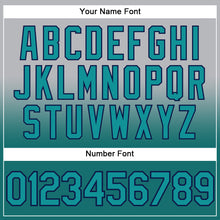 Load image into Gallery viewer, Custom Stitched Gray Teal-Navy Fade Fashion Sports Pullover Sweatshirt Hoodie