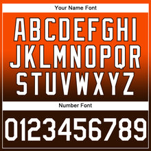 Load image into Gallery viewer, Custom Stitched Orange White-Brown Fade Fashion Sports Pullover Sweatshirt Hoodie