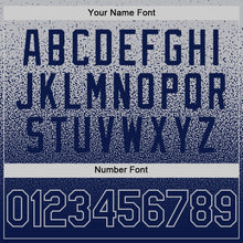 Load image into Gallery viewer, Custom Gray Navy Authentic Fade Fashion Baseball Jersey