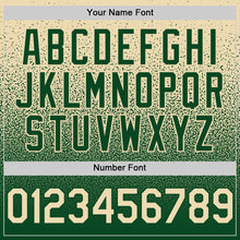 Load image into Gallery viewer, Custom Cream Green Authentic Fade Fashion Baseball Jersey