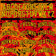 Load image into Gallery viewer, Custom Figure Gold-Orange Round Neck Sublimation Basketball Suit Jersey