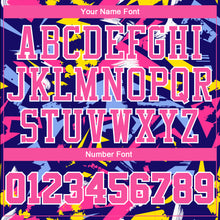 Load image into Gallery viewer, Custom Figure Pink-Gold Music Festival Round Neck Sublimation Basketball Suit Jersey