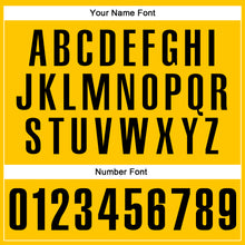 Load image into Gallery viewer, Custom Gold Black Authentic Sleeveless Baseball Jersey