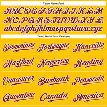 Load image into Gallery viewer, Custom Gold Crimson-White Authentic Sleeveless Baseball Jersey