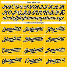 Load image into Gallery viewer, Custom Gold Black-White Authentic Sleeveless Baseball Jersey