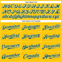 Load image into Gallery viewer, Custom Gold Green-White Authentic Sleeveless Baseball Jersey