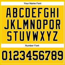 Load image into Gallery viewer, Custom Gold Black-Cream Authentic Throwback Basketball Jersey