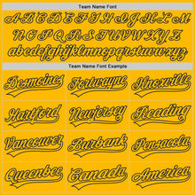 Load image into Gallery viewer, Custom Gold Gold-Navy Authentic Baseball Jersey