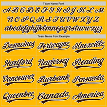 Load image into Gallery viewer, Custom Gold Brown-White Authentic Baseball Jersey