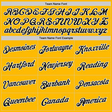 Load image into Gallery viewer, Custom Gold Black-White Authentic Throwback Basketball Jersey