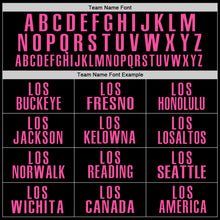 Load image into Gallery viewer, Custom Black Pink Performance Golf Polo Shirt