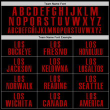 Load image into Gallery viewer, Custom Black Red Performance Golf Polo Shirt