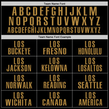 Load image into Gallery viewer, Custom Black Old Gold Performance Golf Polo Shirt