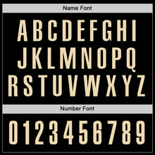 Load image into Gallery viewer, Custom Black Cream Performance Golf Polo Shirt