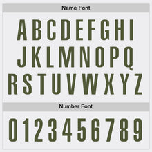 Load image into Gallery viewer, Custom White Olive Performance Golf Polo Shirt