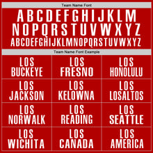 Load image into Gallery viewer, Custom Red White Performance Golf Polo Shirt