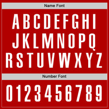 Load image into Gallery viewer, Custom Red White Performance Golf Polo Shirt