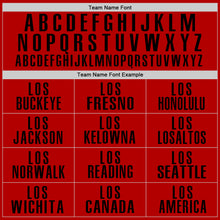 Load image into Gallery viewer, Custom Red Black Performance Golf Polo Shirt