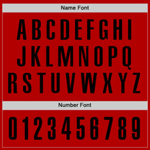 Load image into Gallery viewer, Custom Red Black Performance Golf Polo Shirt