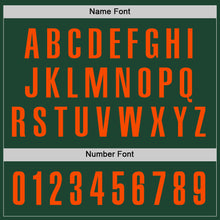 Load image into Gallery viewer, Custom Green Orange Performance Golf Polo Shirt