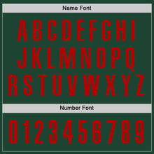 Load image into Gallery viewer, Custom Green Red Performance Golf Polo Shirt