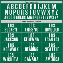 Load image into Gallery viewer, Custom Kelly Green White Performance Golf Polo Shirt