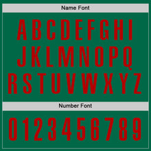 Load image into Gallery viewer, Custom Kelly Green Red Performance Golf Polo Shirt