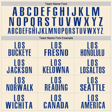 Load image into Gallery viewer, Custom Cream Royal Performance Golf Polo Shirt