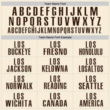 Load image into Gallery viewer, Custom Cream Brown Performance Golf Polo Shirt