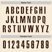 Load image into Gallery viewer, Custom Cream Brown Performance Golf Polo Shirt