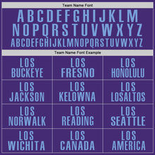 Load image into Gallery viewer, Custom Purple Light Blue Performance Golf Polo Shirt