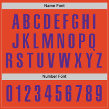 Load image into Gallery viewer, Custom Orange Purple Performance Golf Polo Shirt