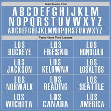 Load image into Gallery viewer, Custom Light Blue White Performance Golf Polo Shirt