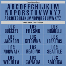 Load image into Gallery viewer, Custom Light Blue Navy Performance Golf Polo Shirt