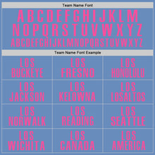 Load image into Gallery viewer, Custom Light Blue Pink Performance Golf Polo Shirt