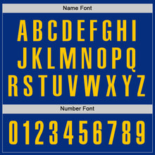 Load image into Gallery viewer, Custom Royal Yellow Performance Golf Polo Shirt