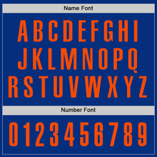 Load image into Gallery viewer, Custom Royal Orange Performance Golf Polo Shirt